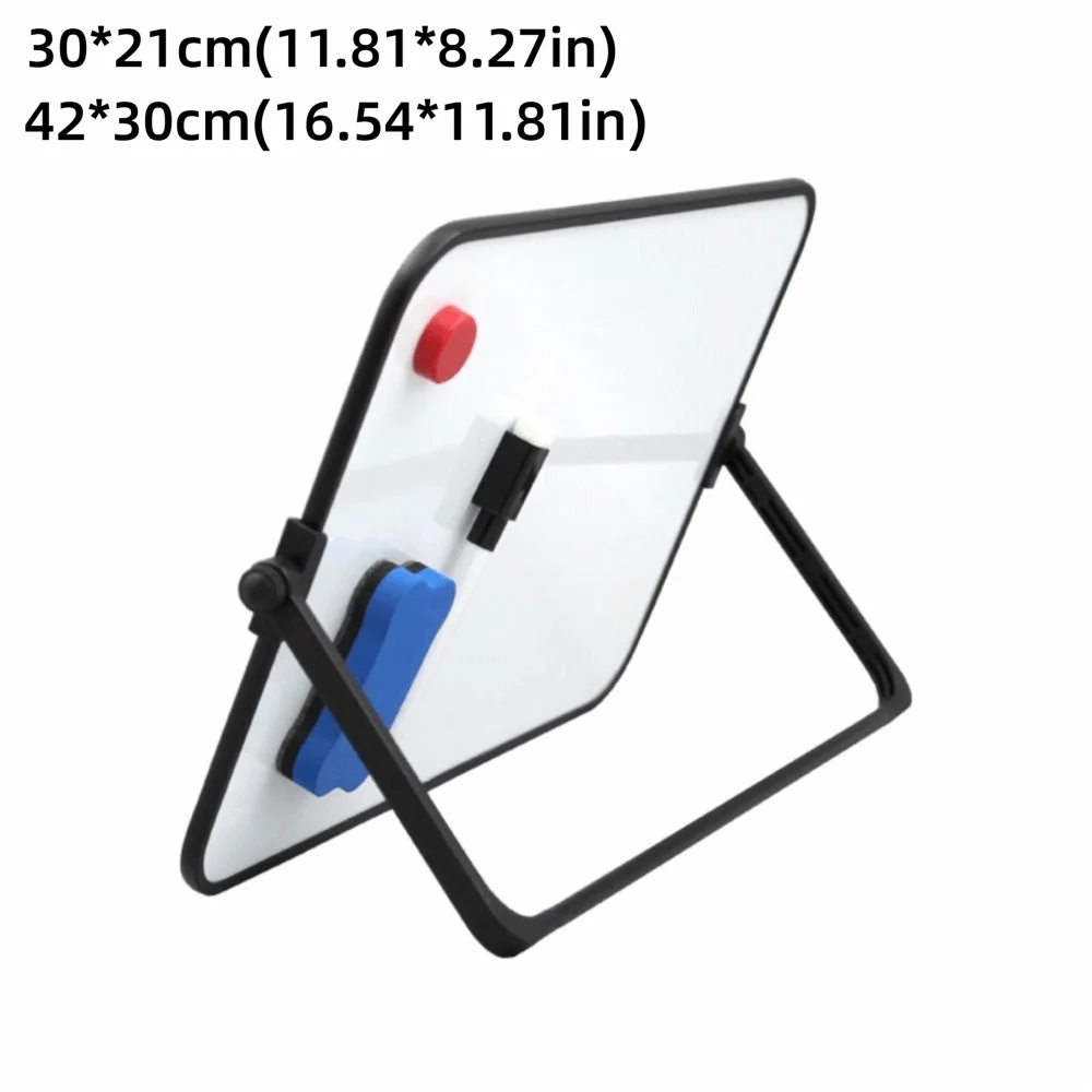 Double-Sided Magnetic Whiteboard with Stand & Accessories