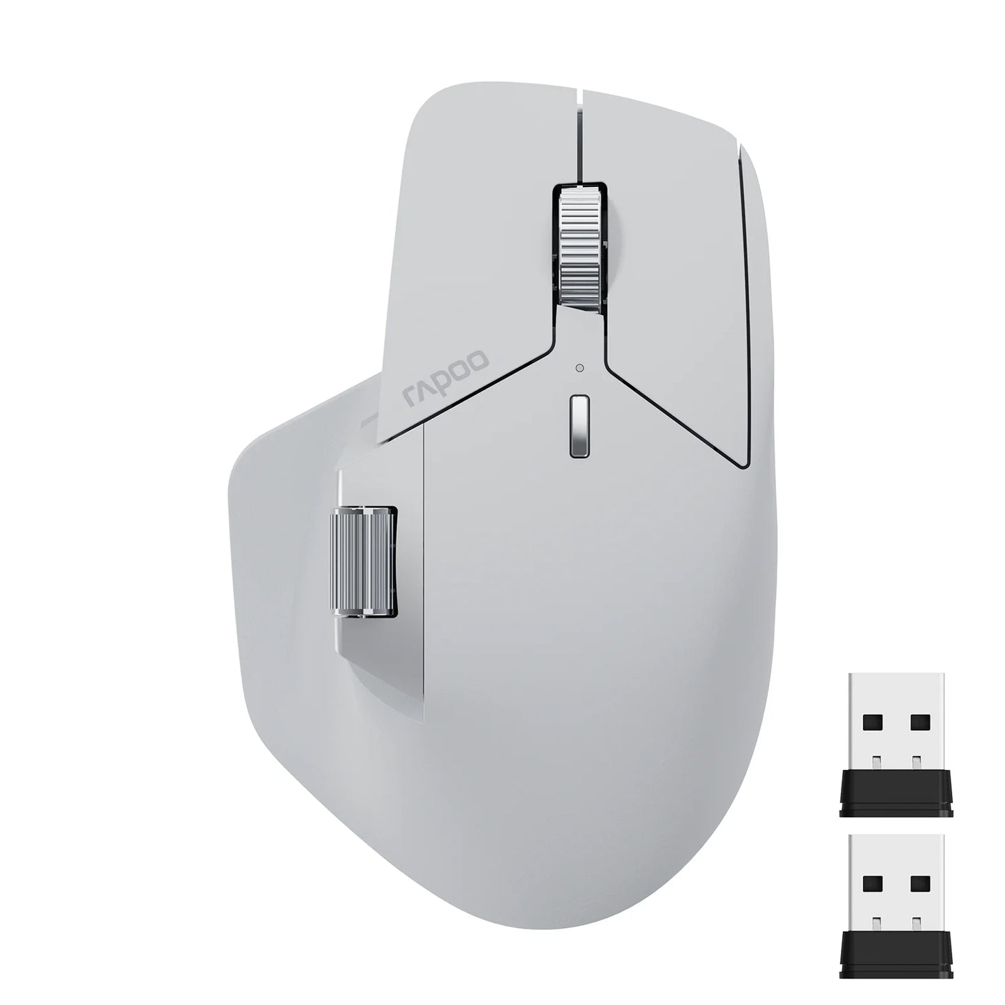 Rapoo MT760 Multi-Device Wireless Mouse – Ergonomic, Rechargeable, 4000 DPI