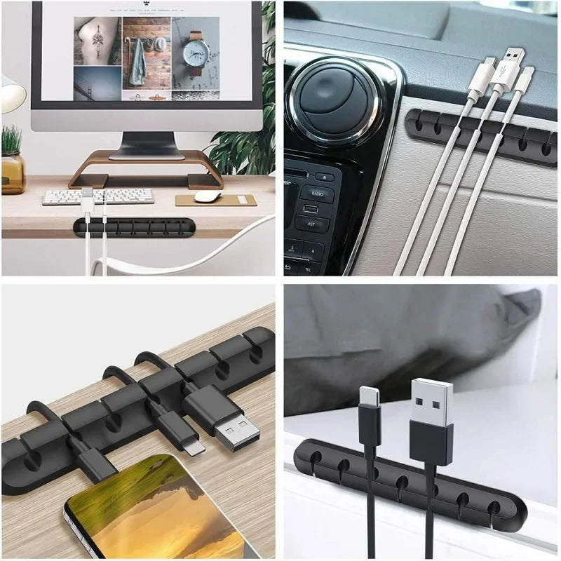 Silicone Cable Management Clips
