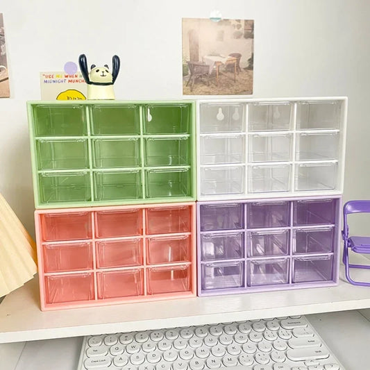 9-Grid Desktop Storage Organizer