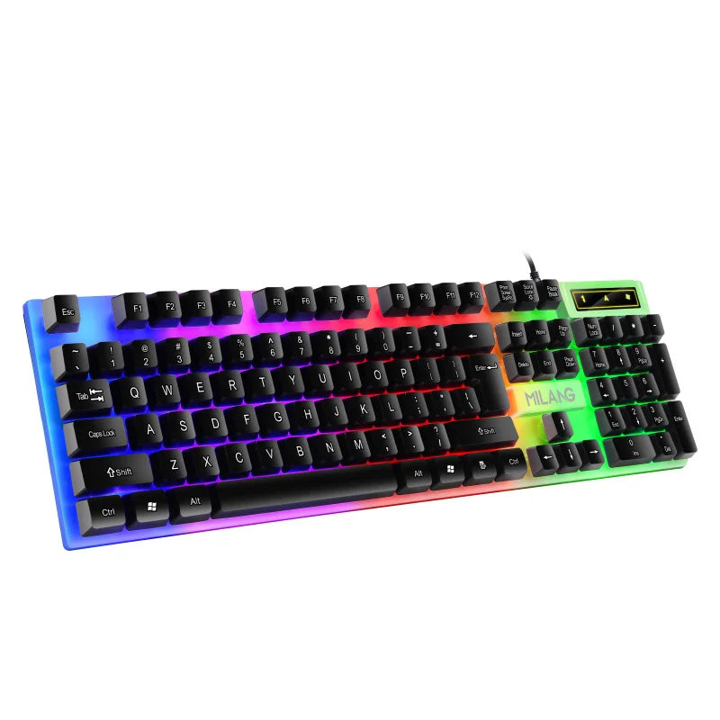 104-Key RGB Mechanical Keyboard – Wired, Waterproof, Full Size