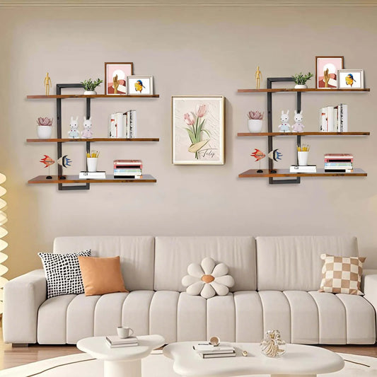 3-Tier Wall Mounted Floating Shelves