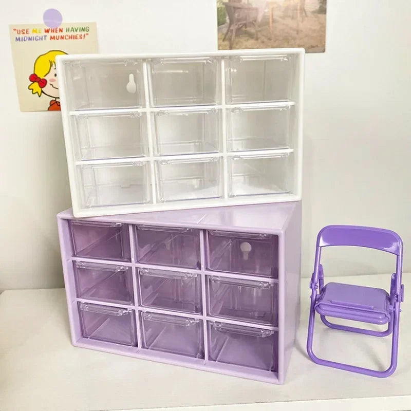 9-Grid Desktop Storage Organizer
