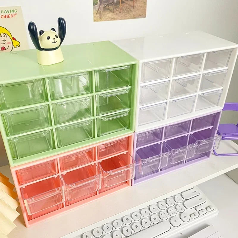 9-Grid Desktop Storage Organizer