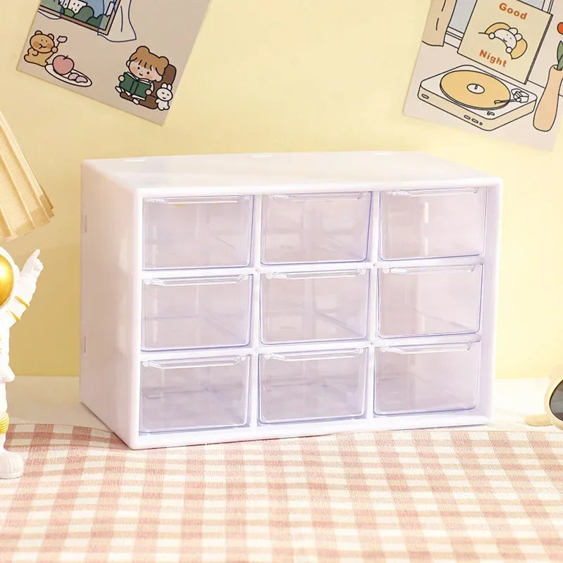 9-Grid Desktop Storage Organizer
