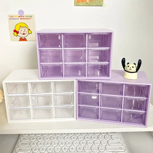 9-Grid Desktop Storage Organizer
