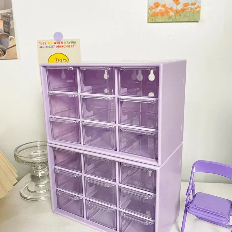 9-Grid Desktop Storage Organizer