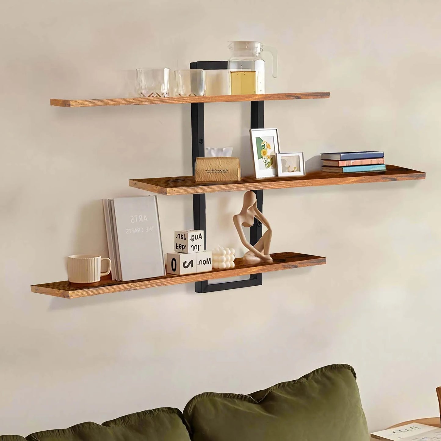 3-Tier Wall Mounted Floating Shelves