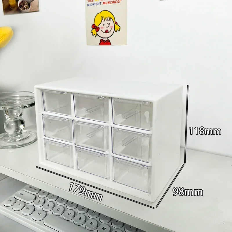 9-Grid Desktop Storage Organizer